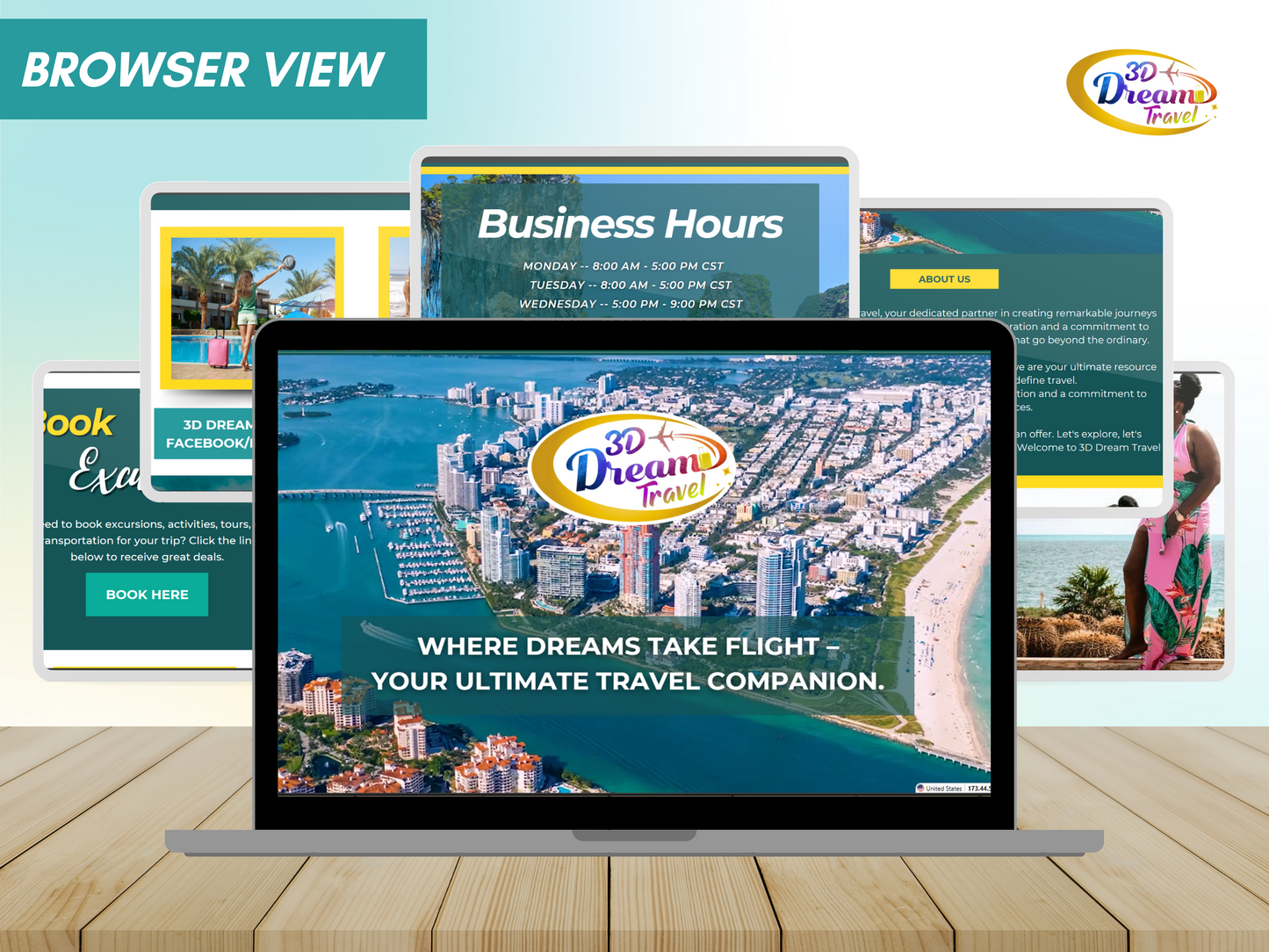 Travel Website Design 11