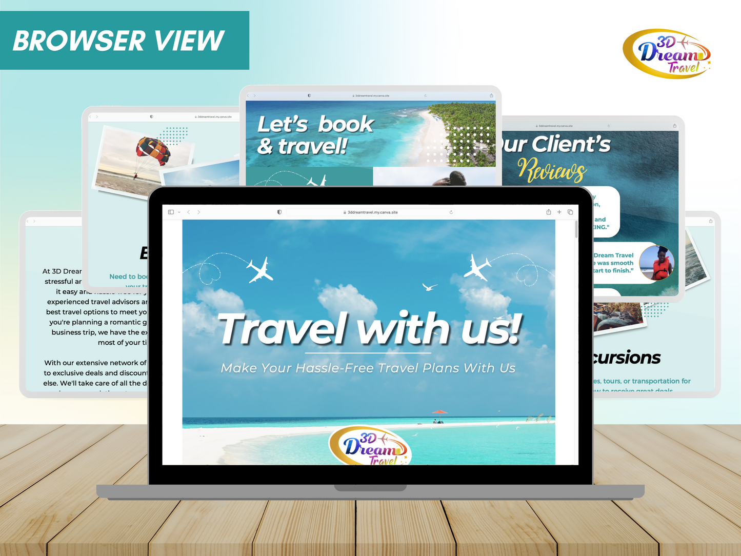 Travel Website Design 9