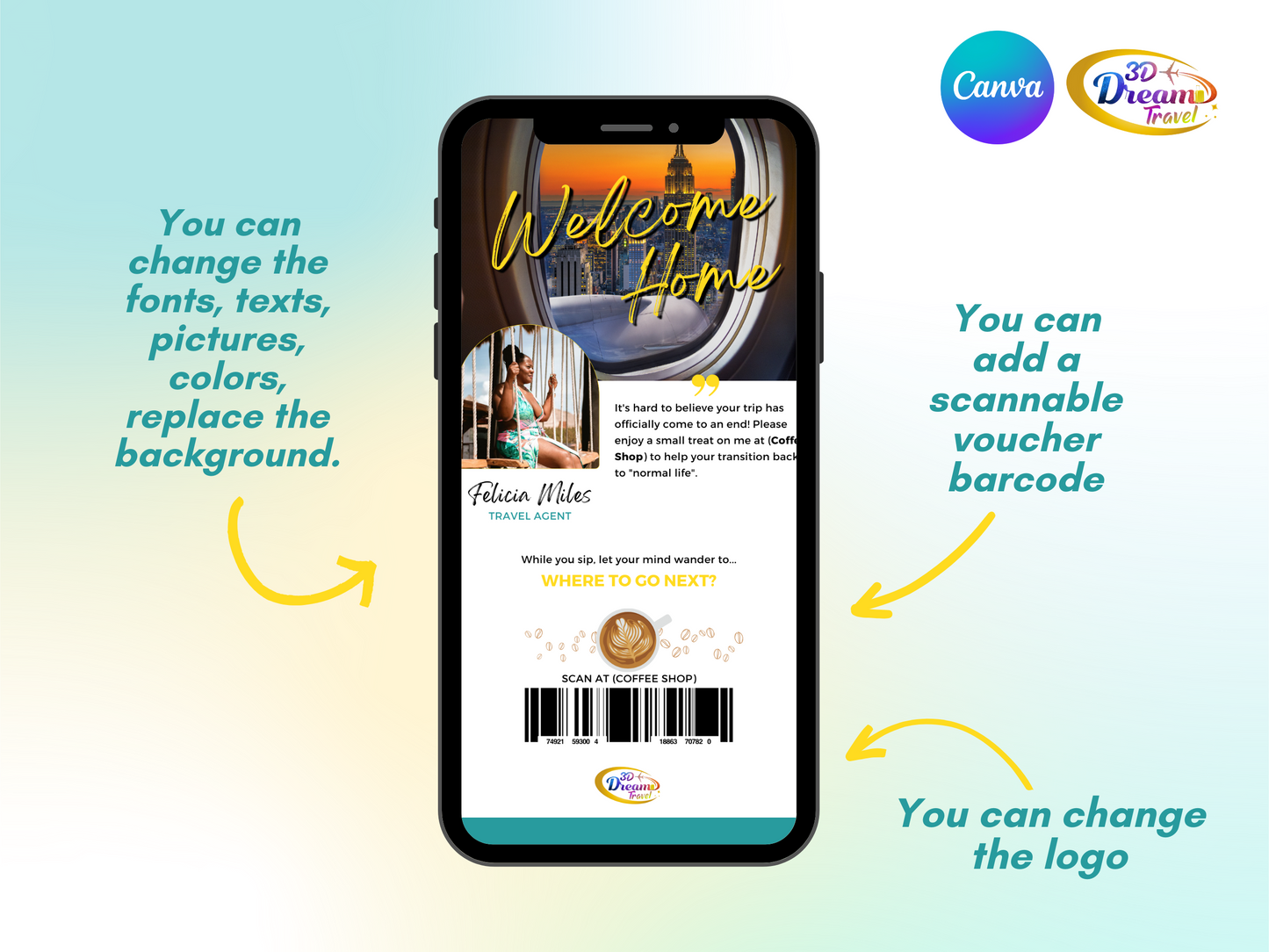 Welcome Home Digital Cards