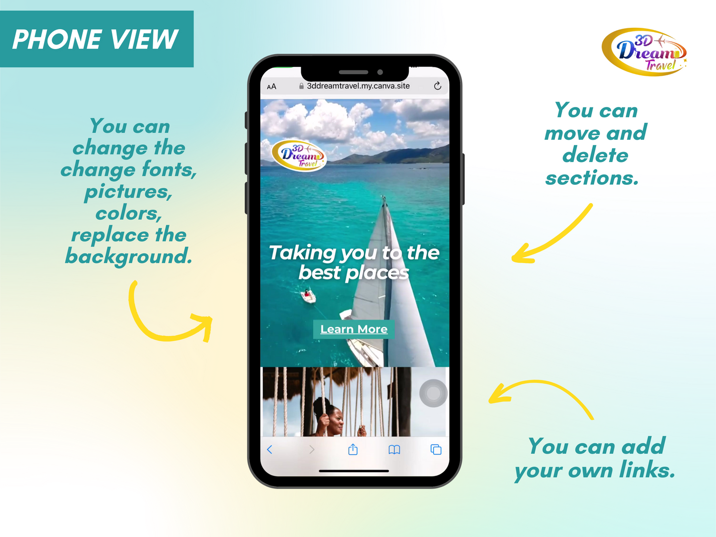 Travel Website Design 3