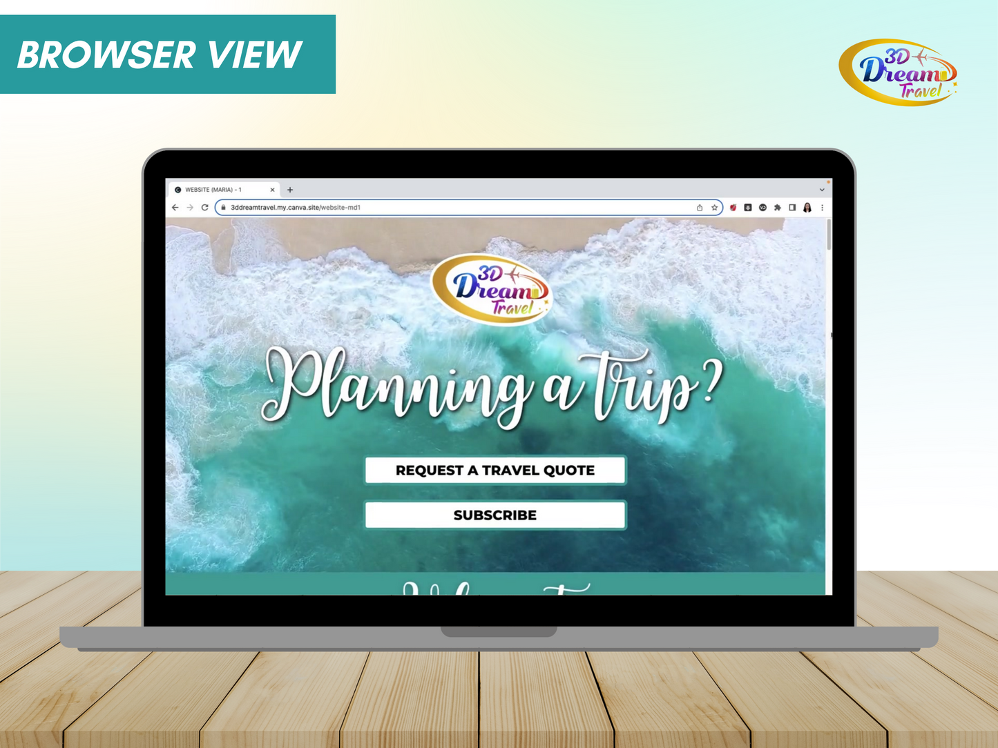 Travel Website Design 1