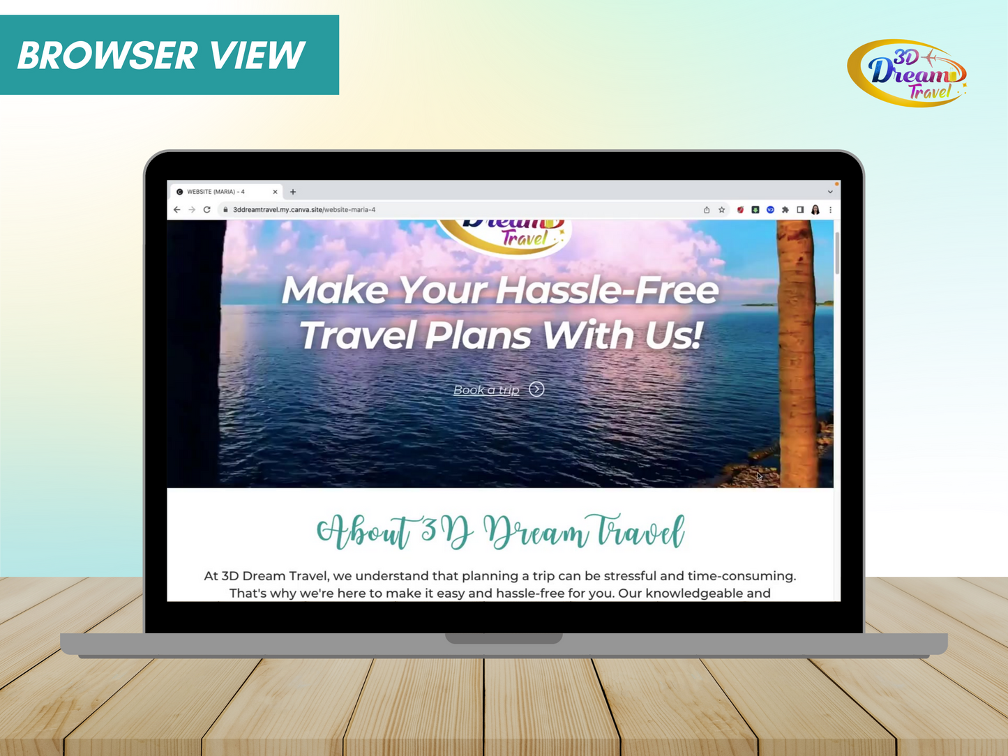 Travel Website Design 4