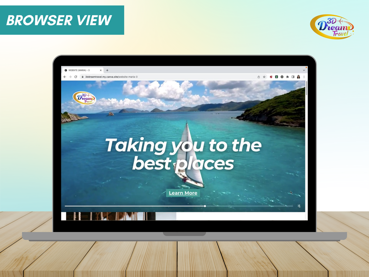 Travel Website Design 3