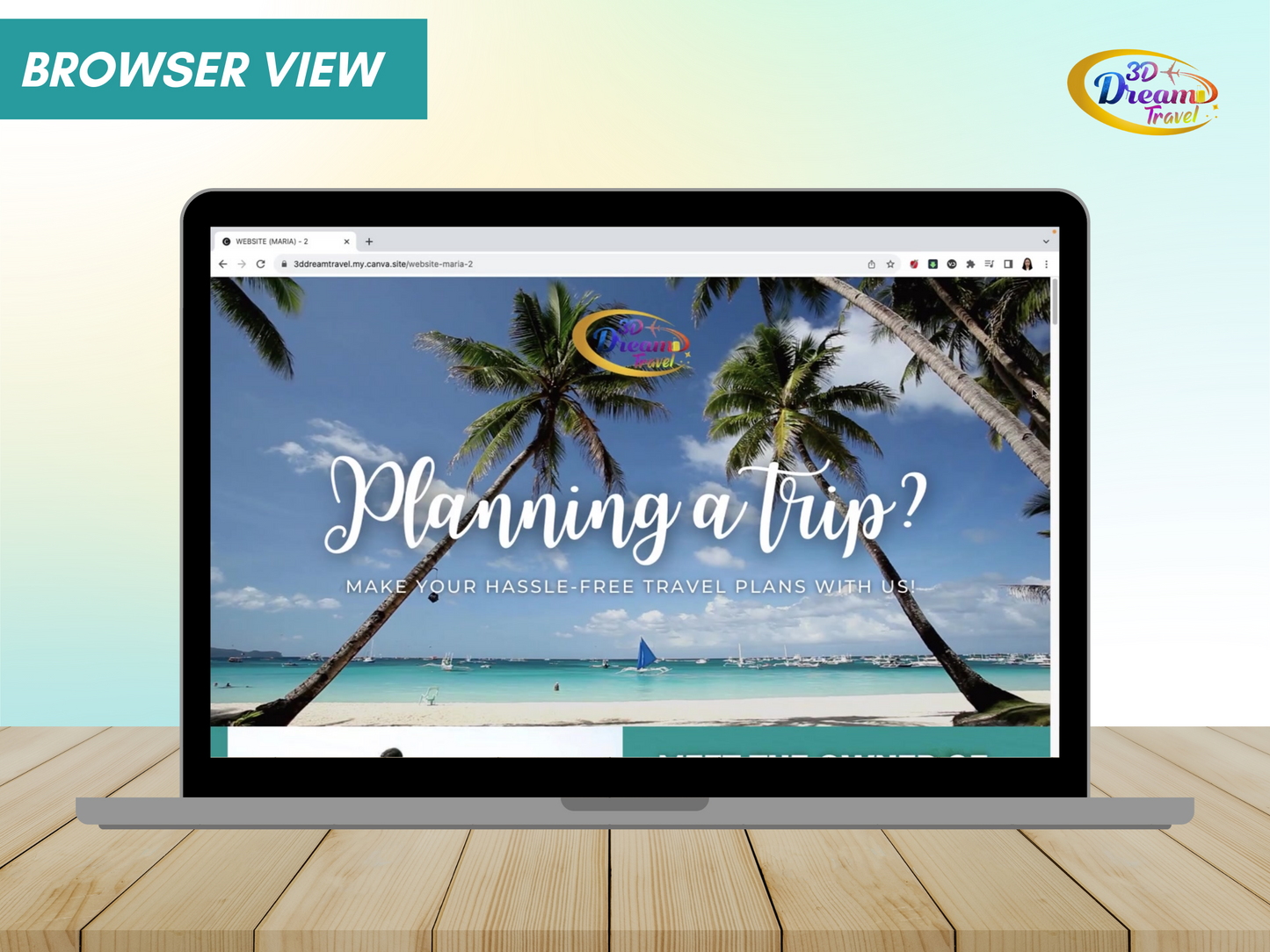 Travel Website Design 2