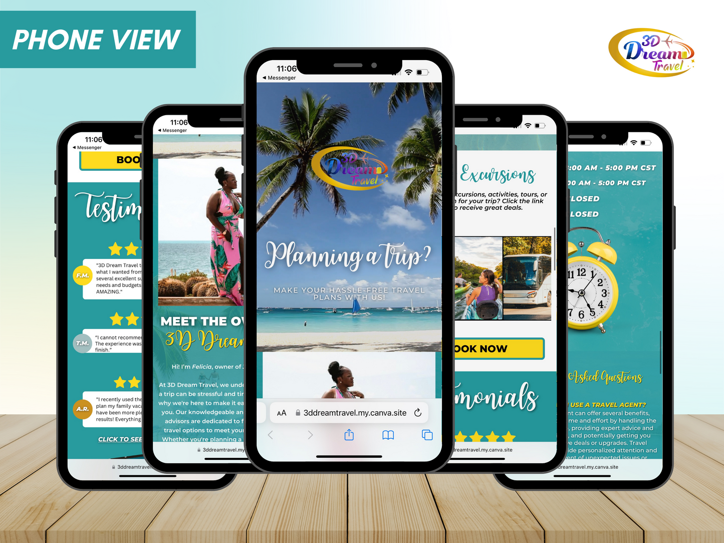 Travel Website Design 2