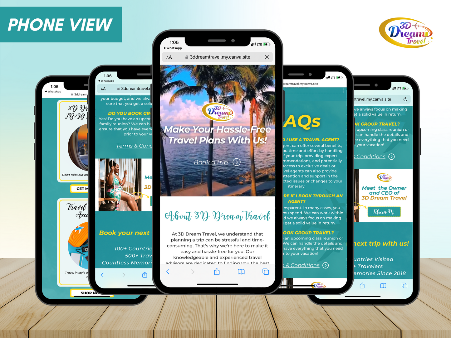Travel Website Design 4