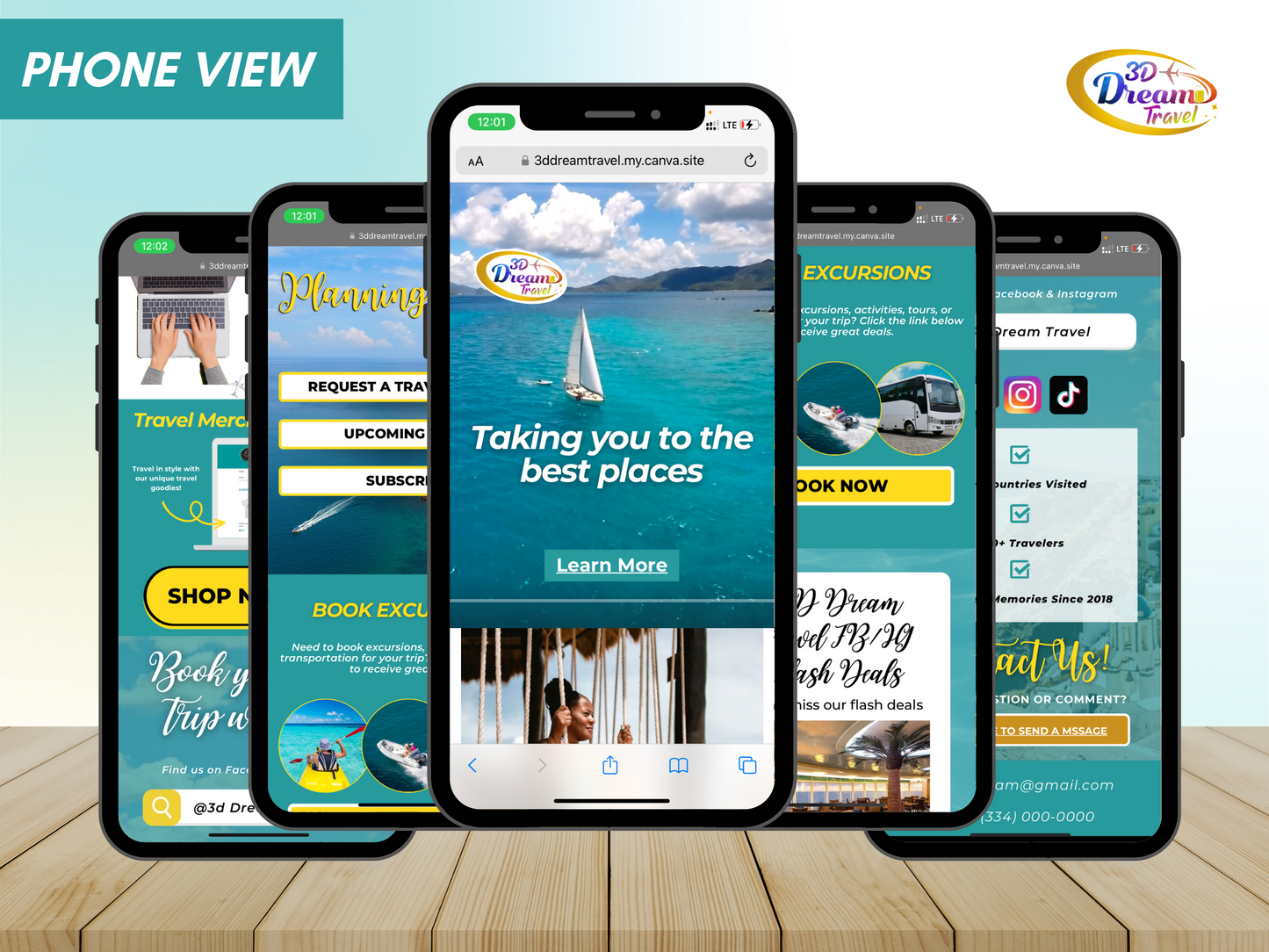 Travel Website Design 3