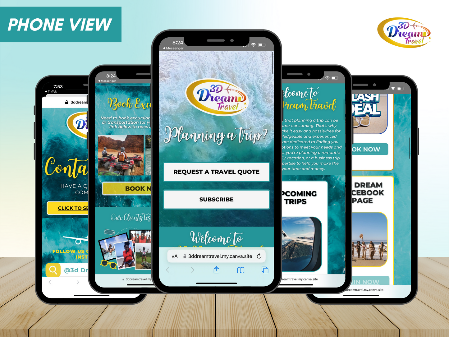 Travel Website Design 1