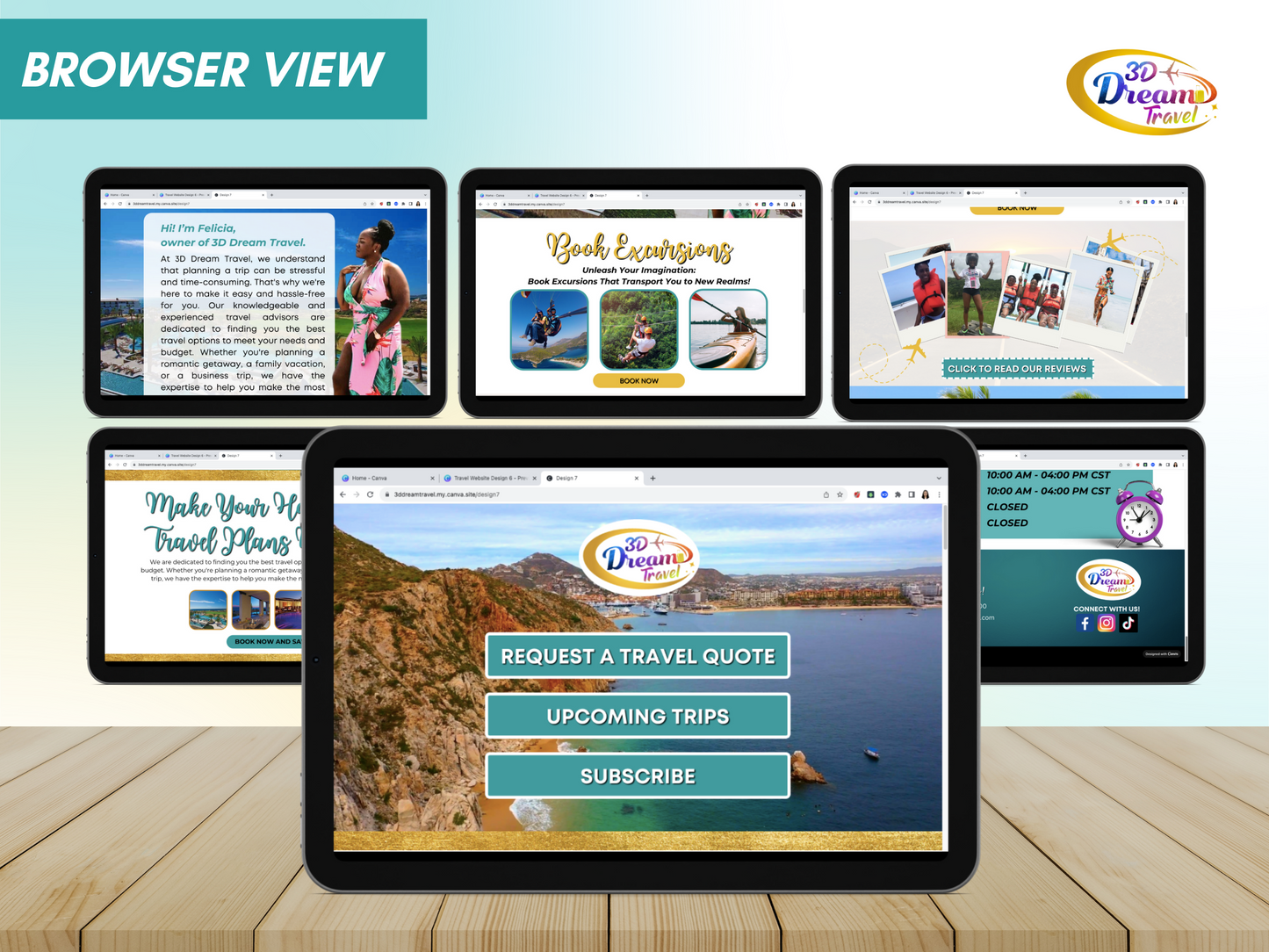 Travel Website Design 7