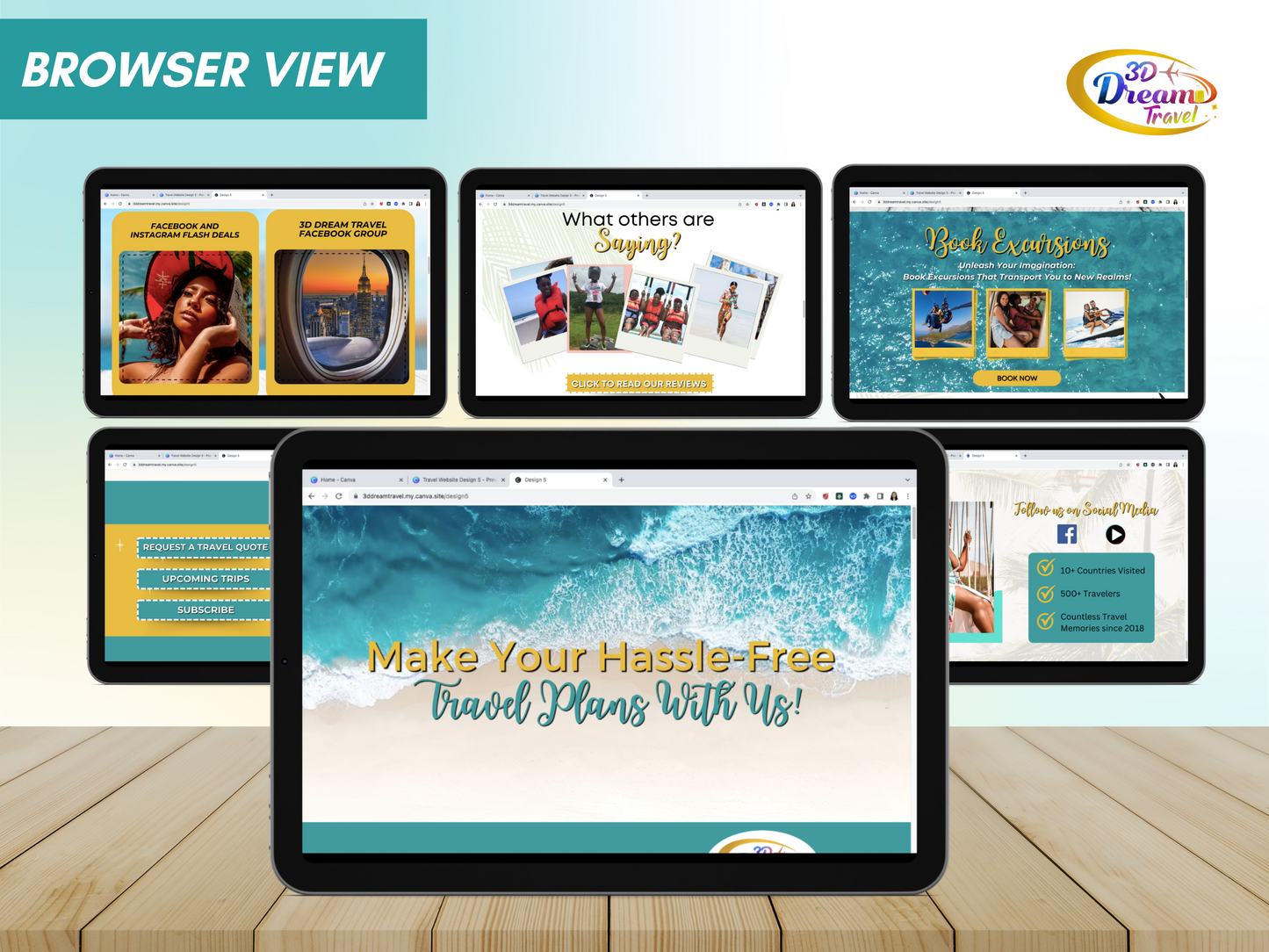 Travel Website Design 5