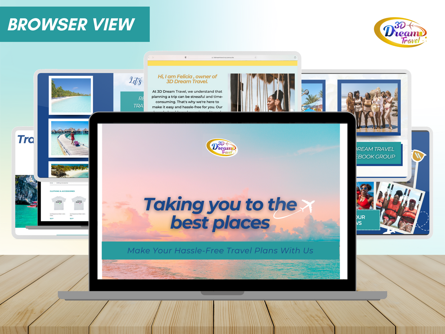 Travel Website Design 8