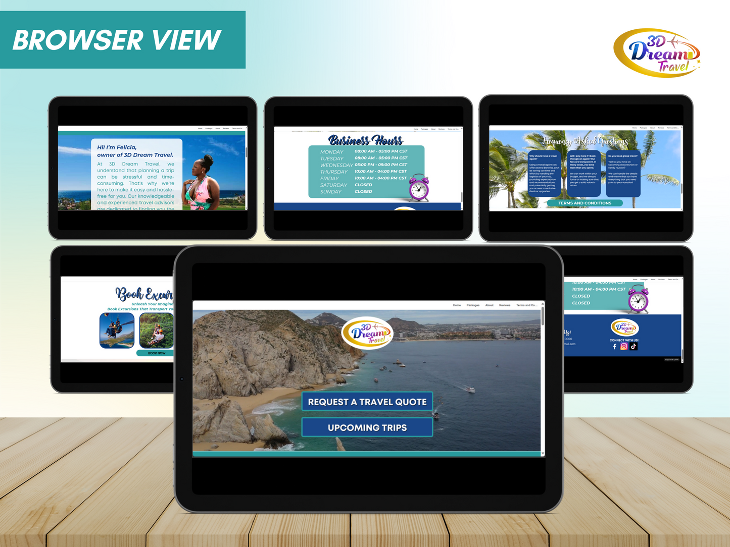 Travel Website Design 7