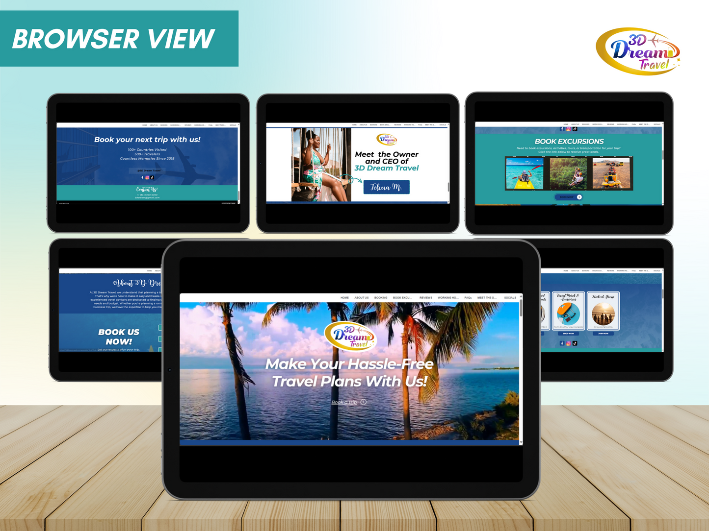 Travel Website Design 4