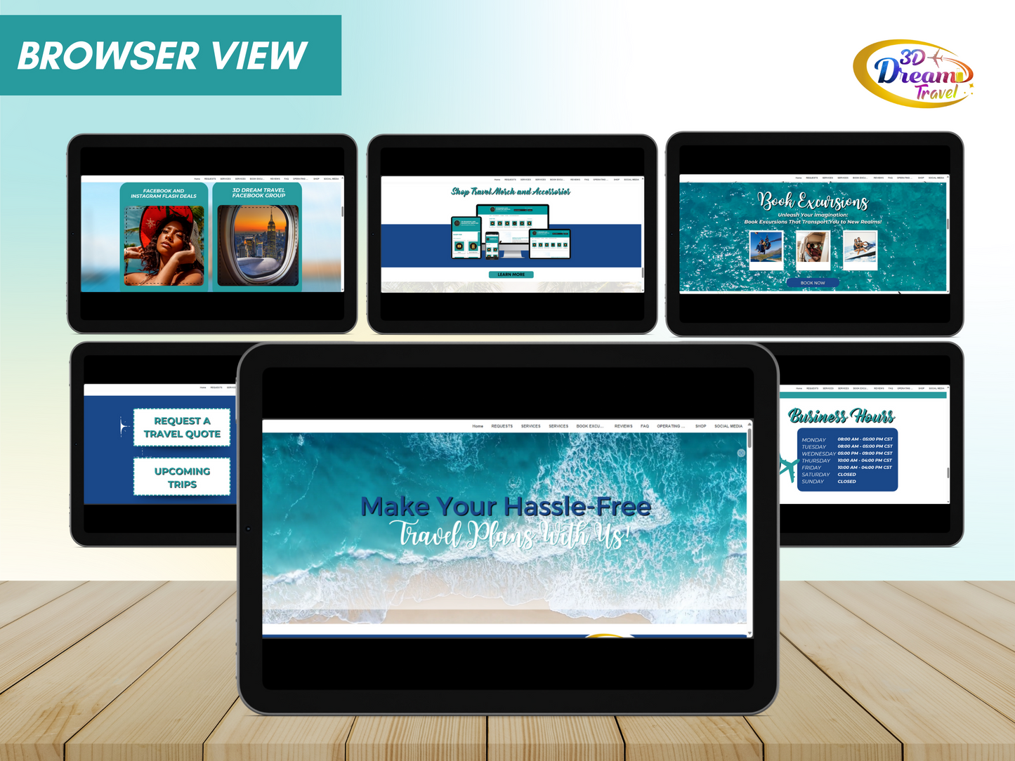 Travel Website Design 5