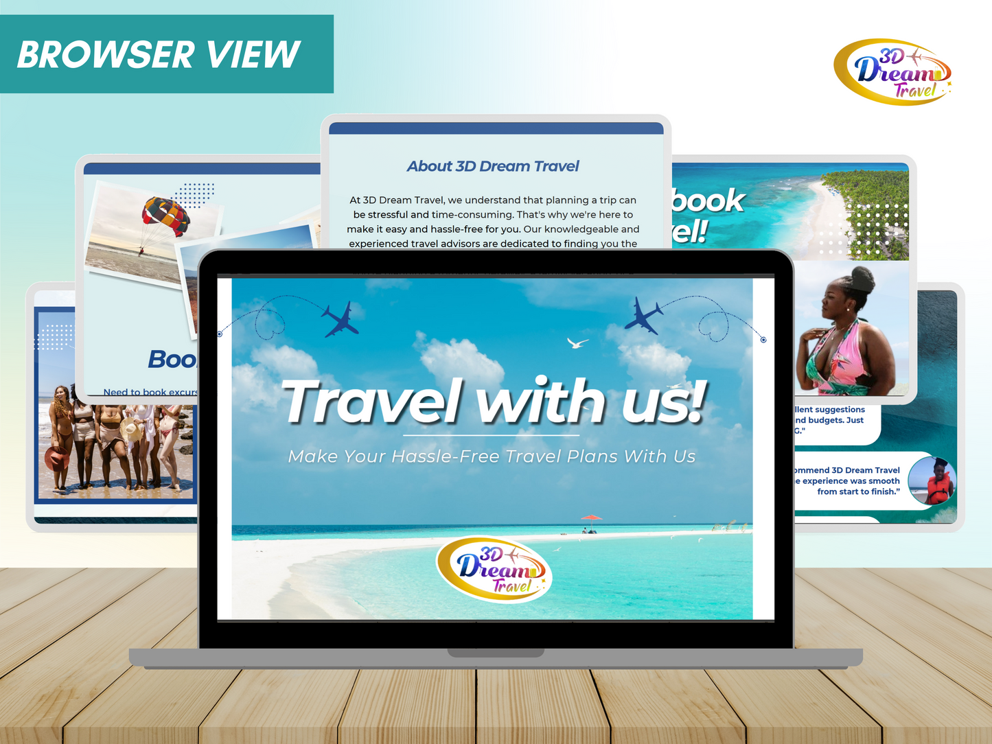 Travel Website Design 9