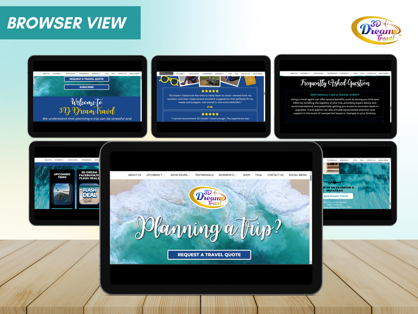 Travel Website Design 1