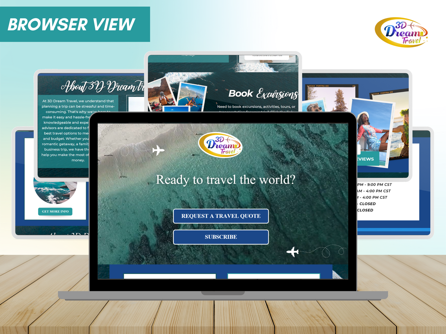 Travel Website Design 10