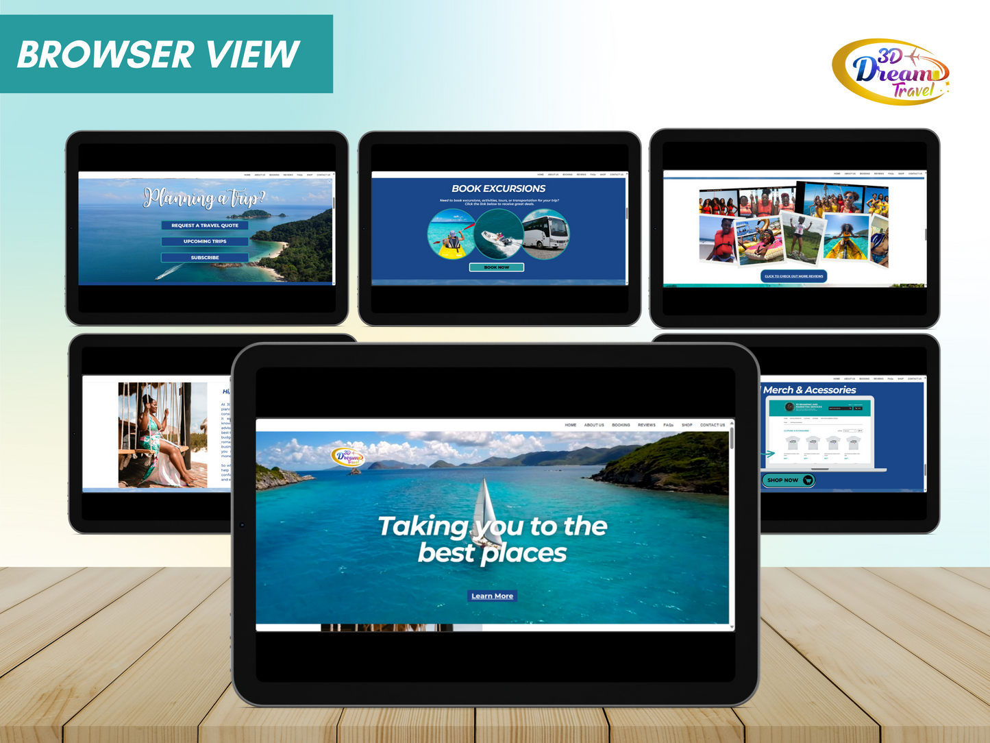 Travel Website Design 3