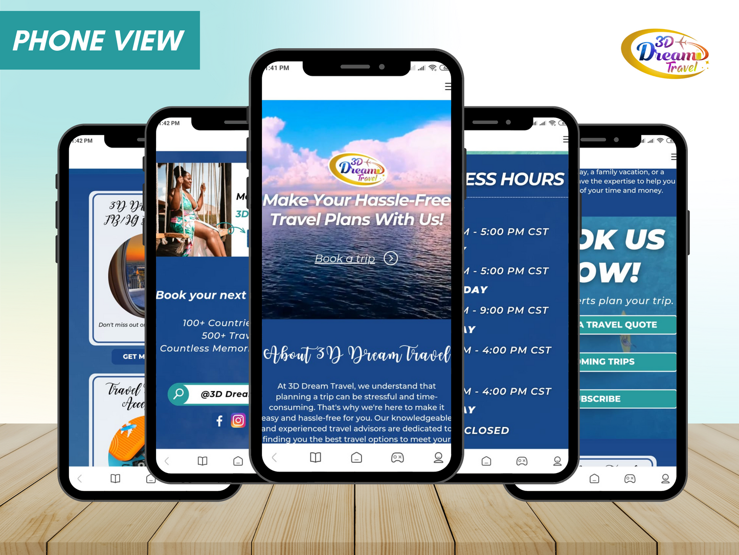 Travel Website Design 4