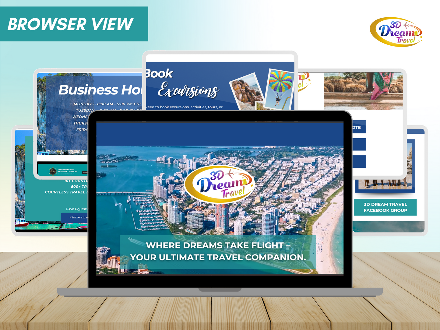 Travel Website Design 11