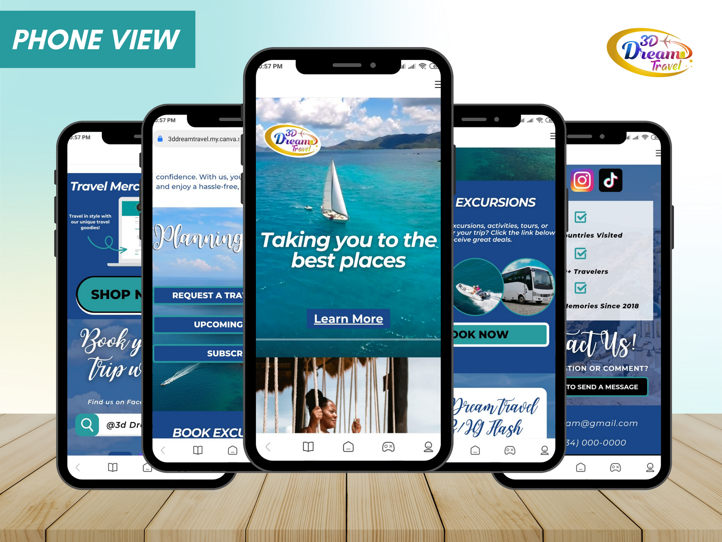 Travel Website Design 3