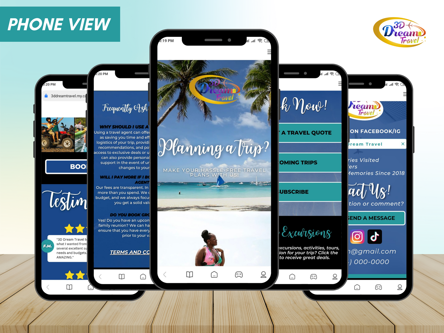 Travel Website Design 2