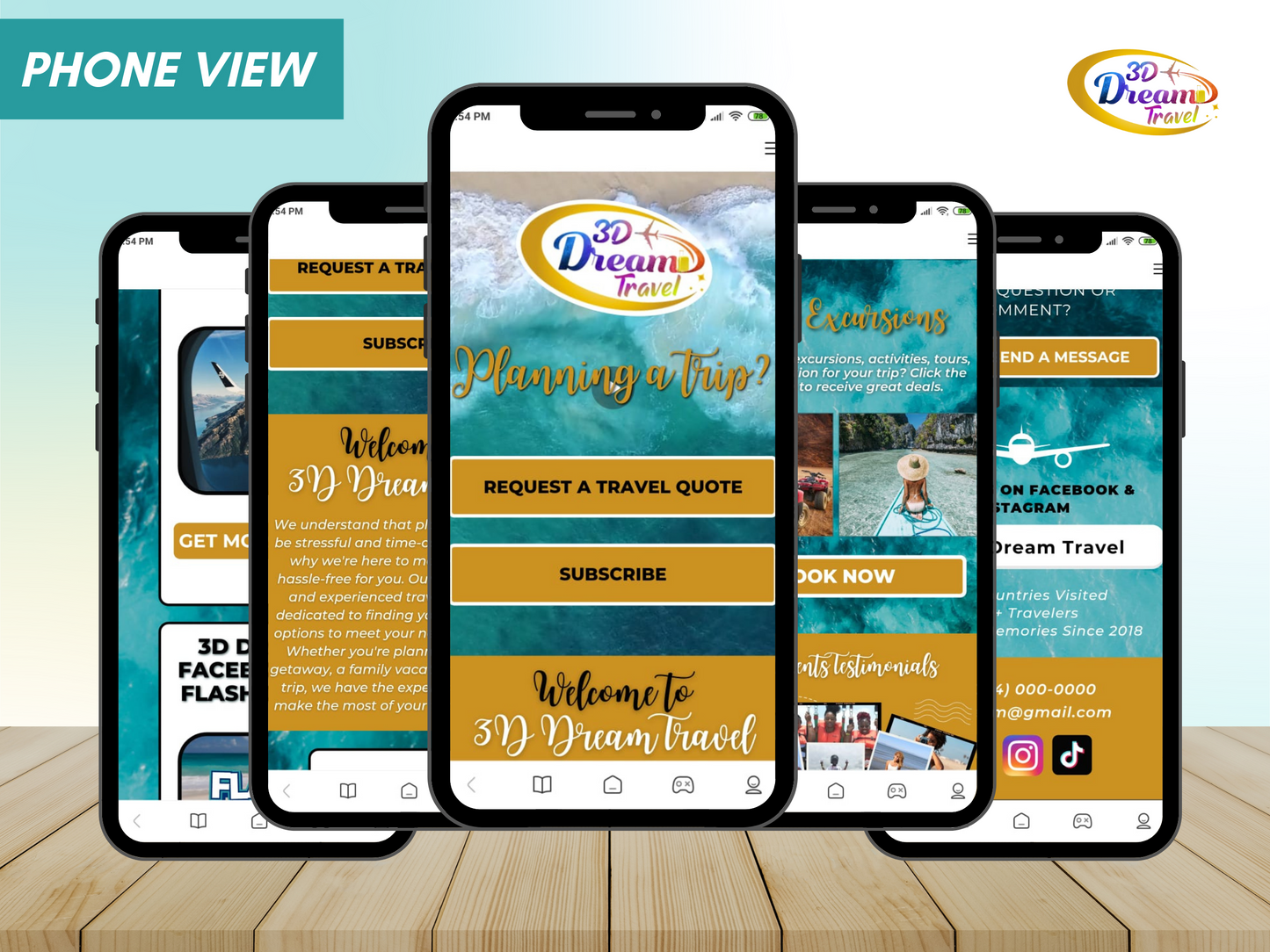 Travel Website Design 1
