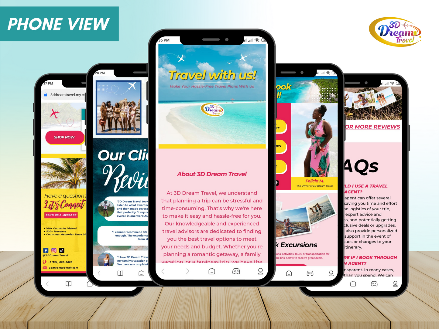 Travel Website Design 9