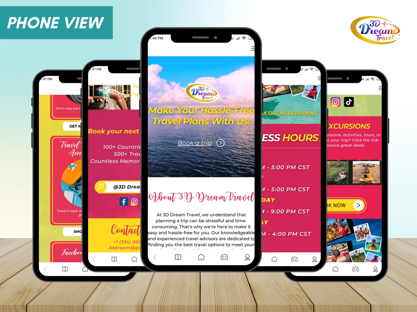 Travel Website Design 4