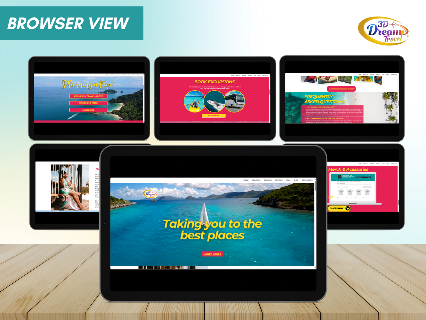 Travel Website Design 3