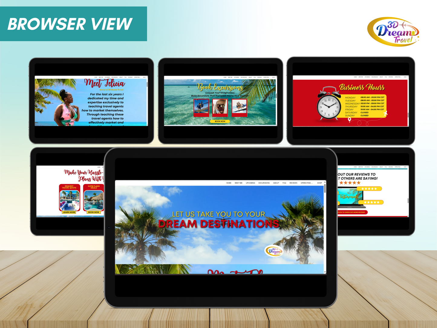 Travel Website Design 6