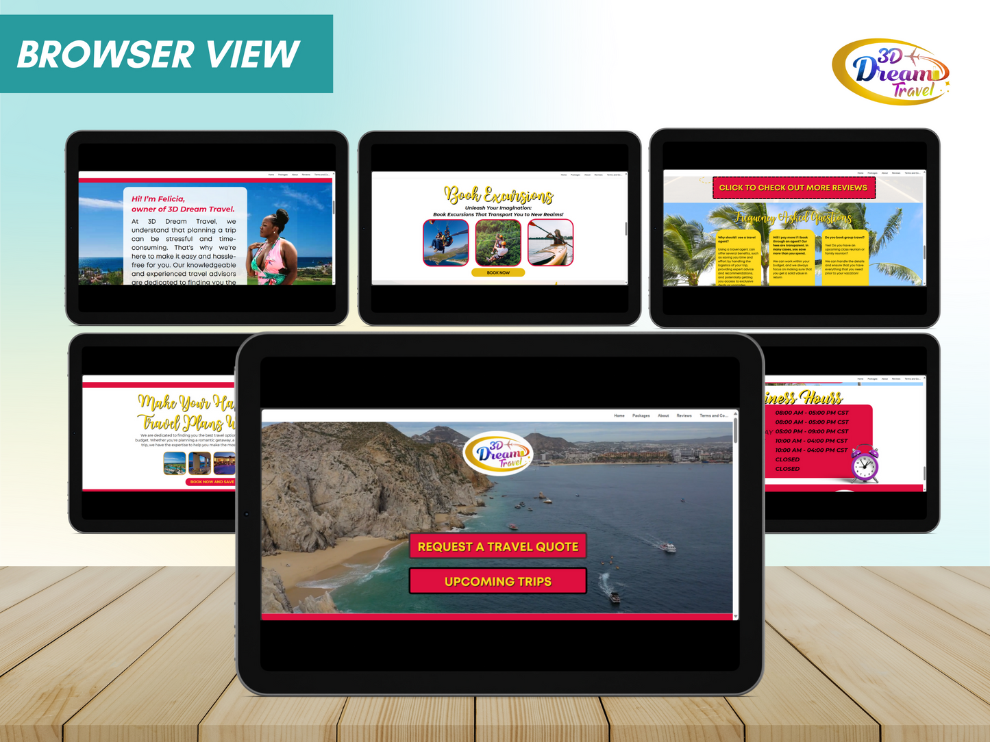 Travel Website Design 7