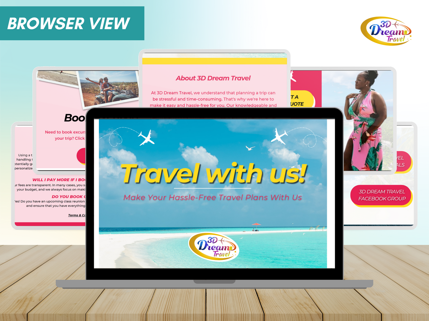 Travel Website Design 9