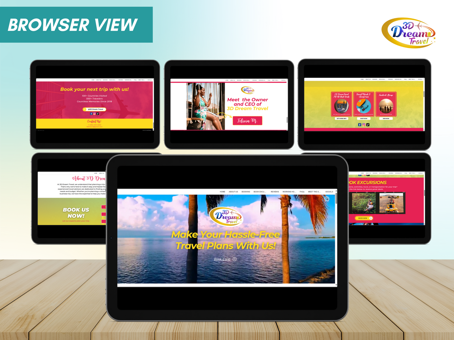 Travel Website Design 4