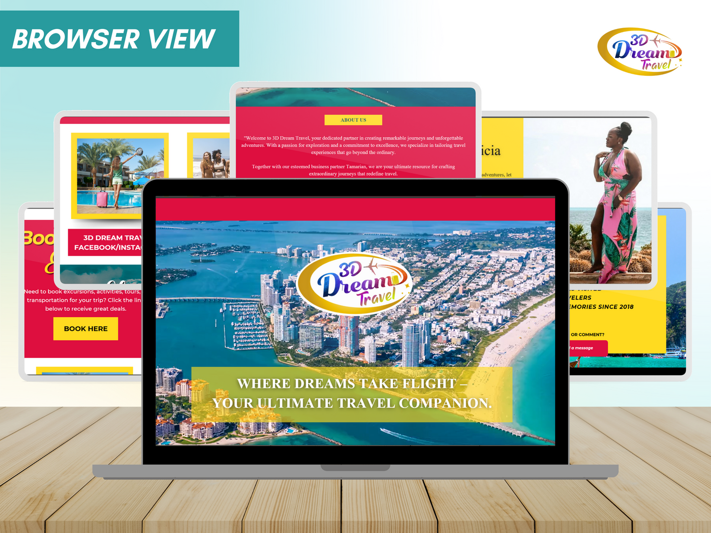 Travel Website Design 11