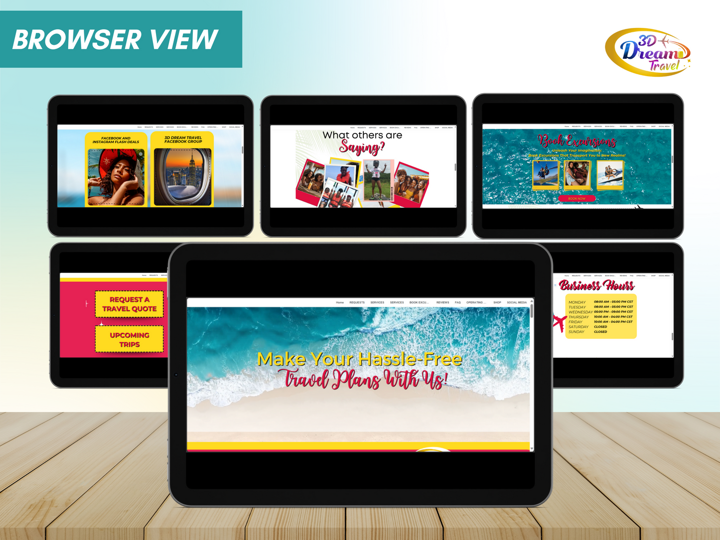 Travel Website Design 5