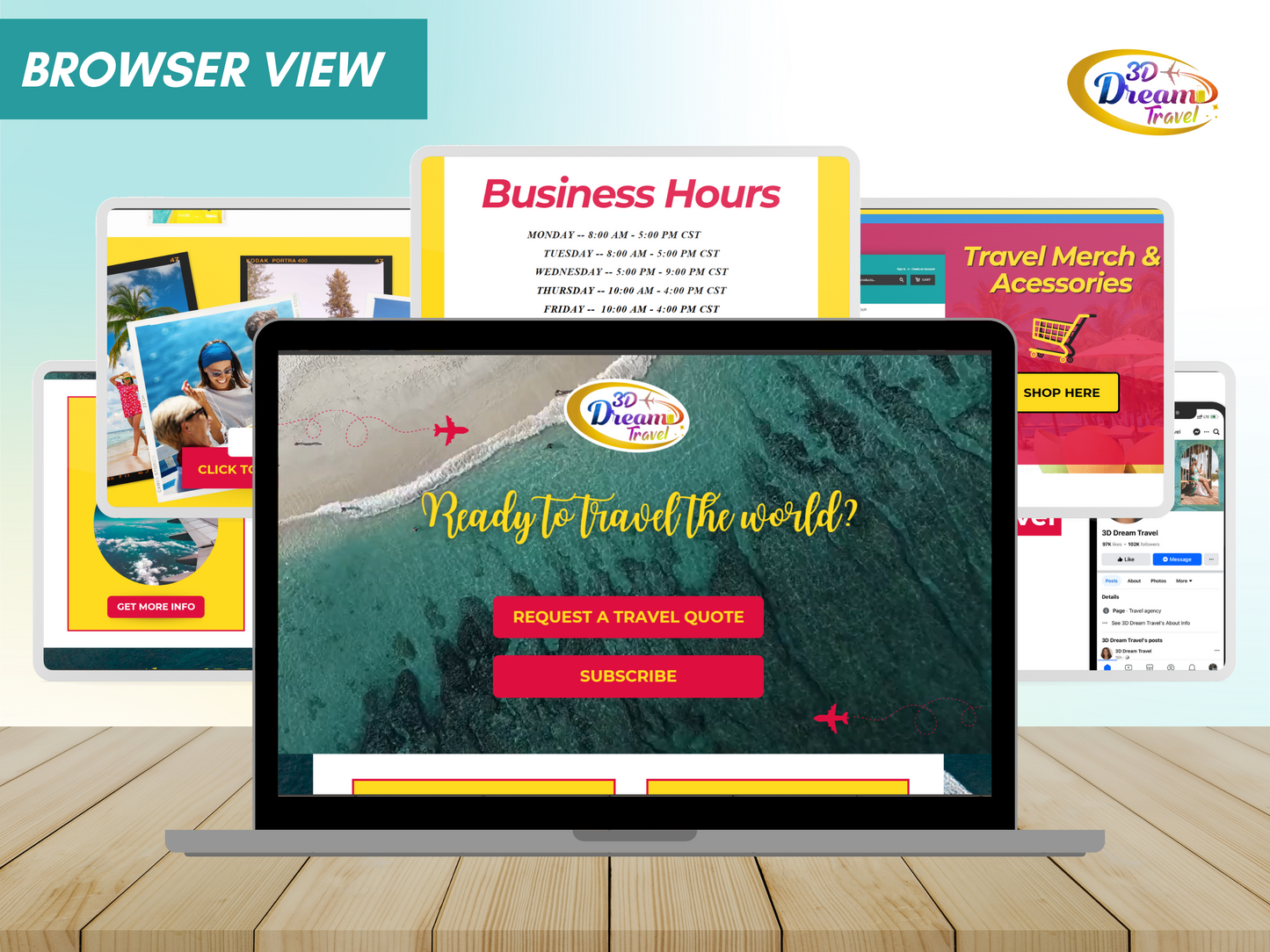 Travel Website Design 10