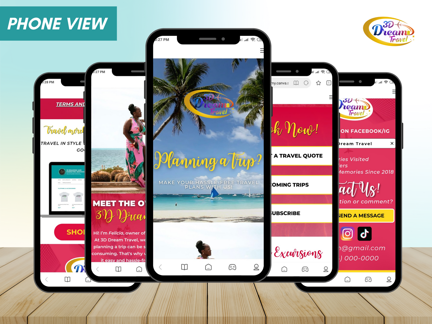 Travel Website Design 2