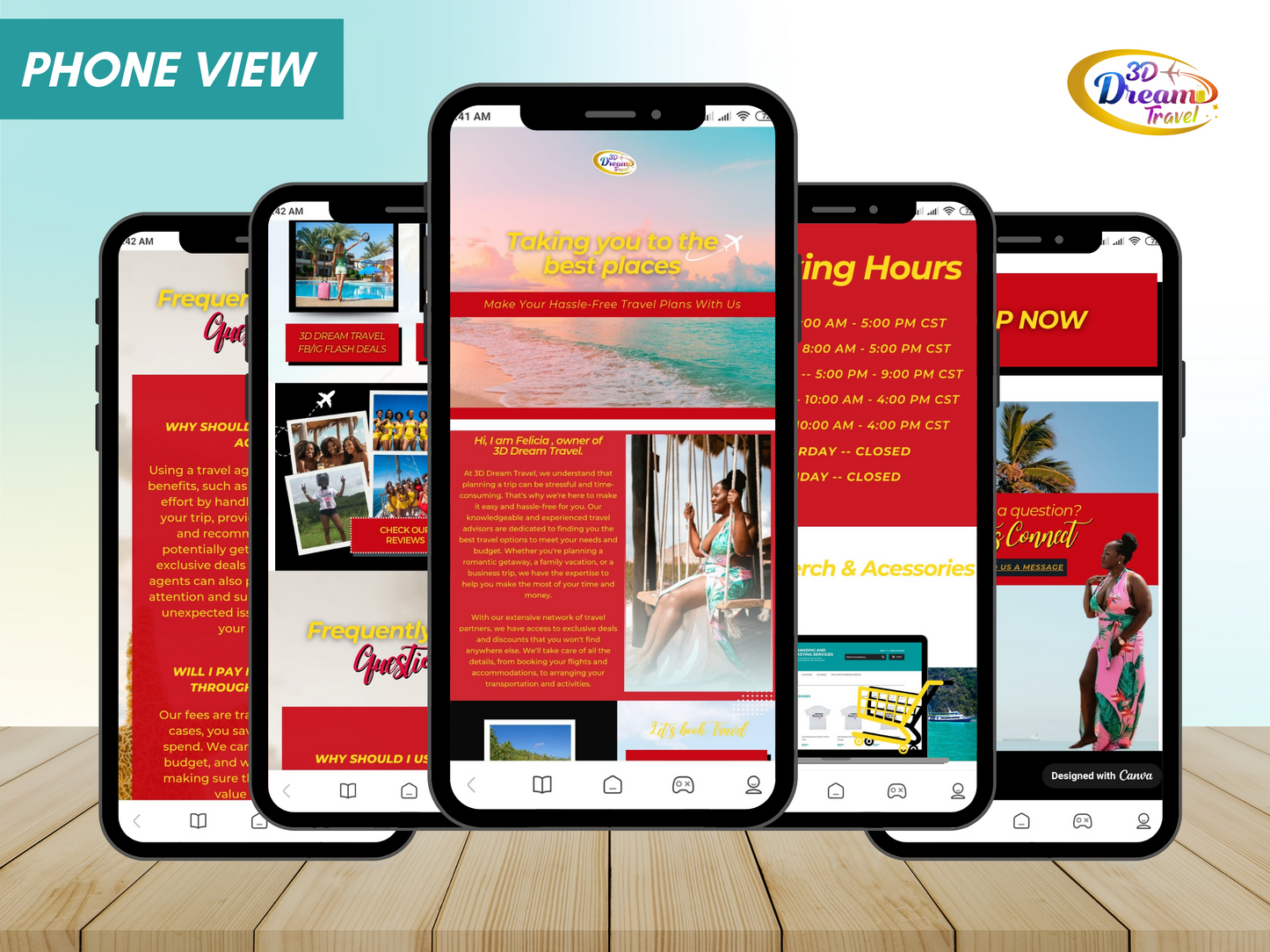 Travel Website Design 8