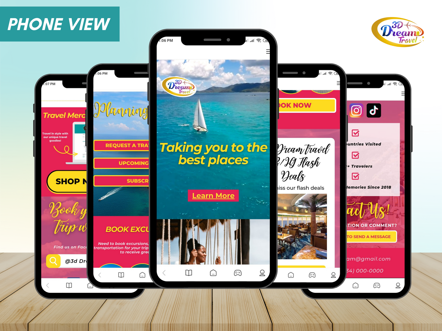 Travel Website Design 3
