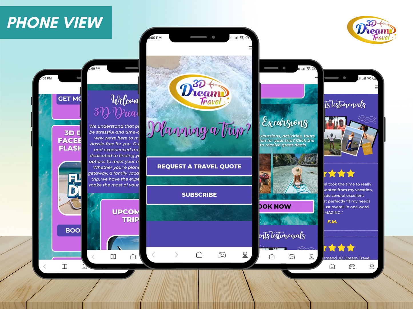 Travel Website Design 1