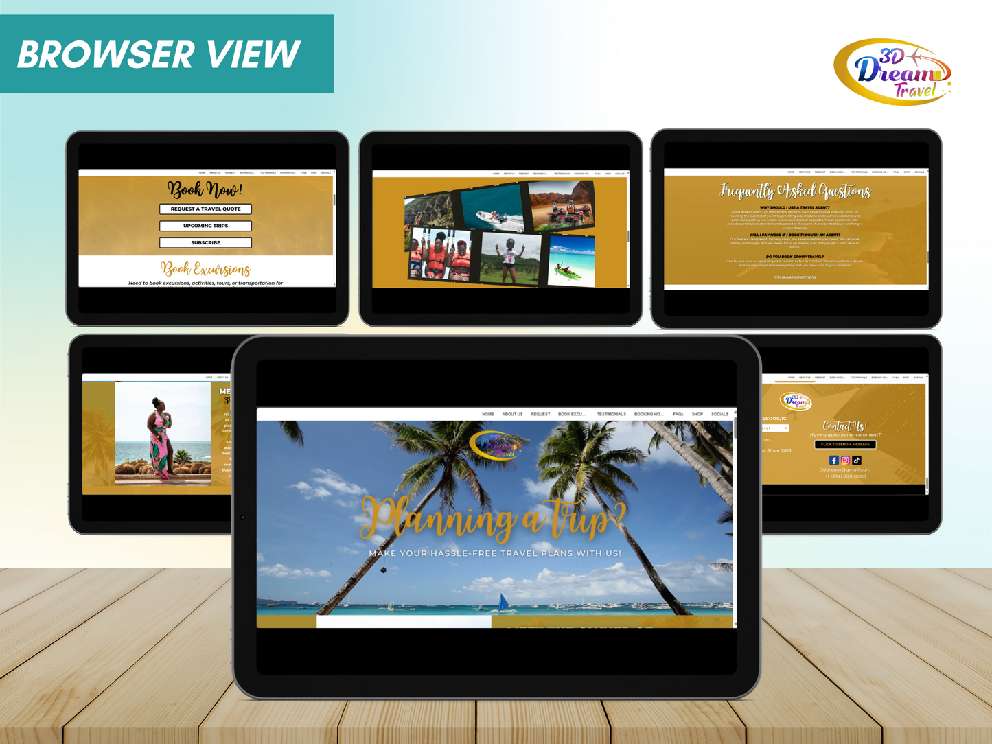 Travel Website Design 2