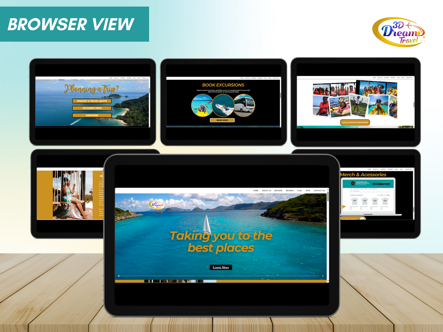 Travel Website Design 3
