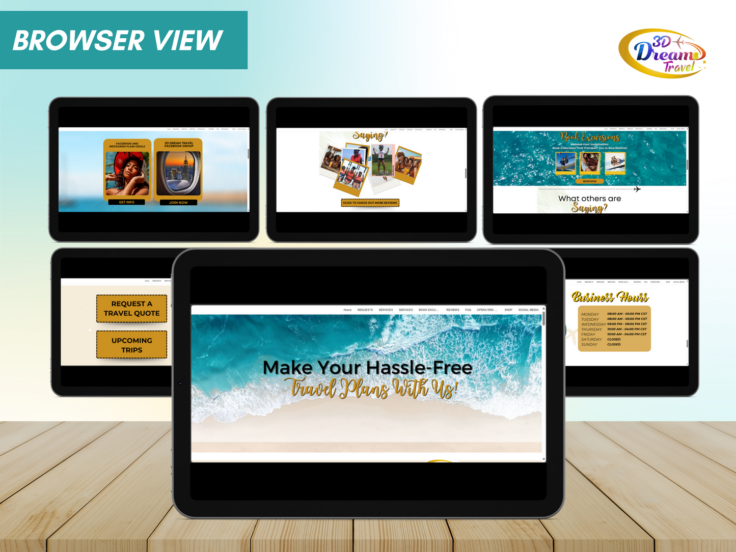 Travel Website Design 5