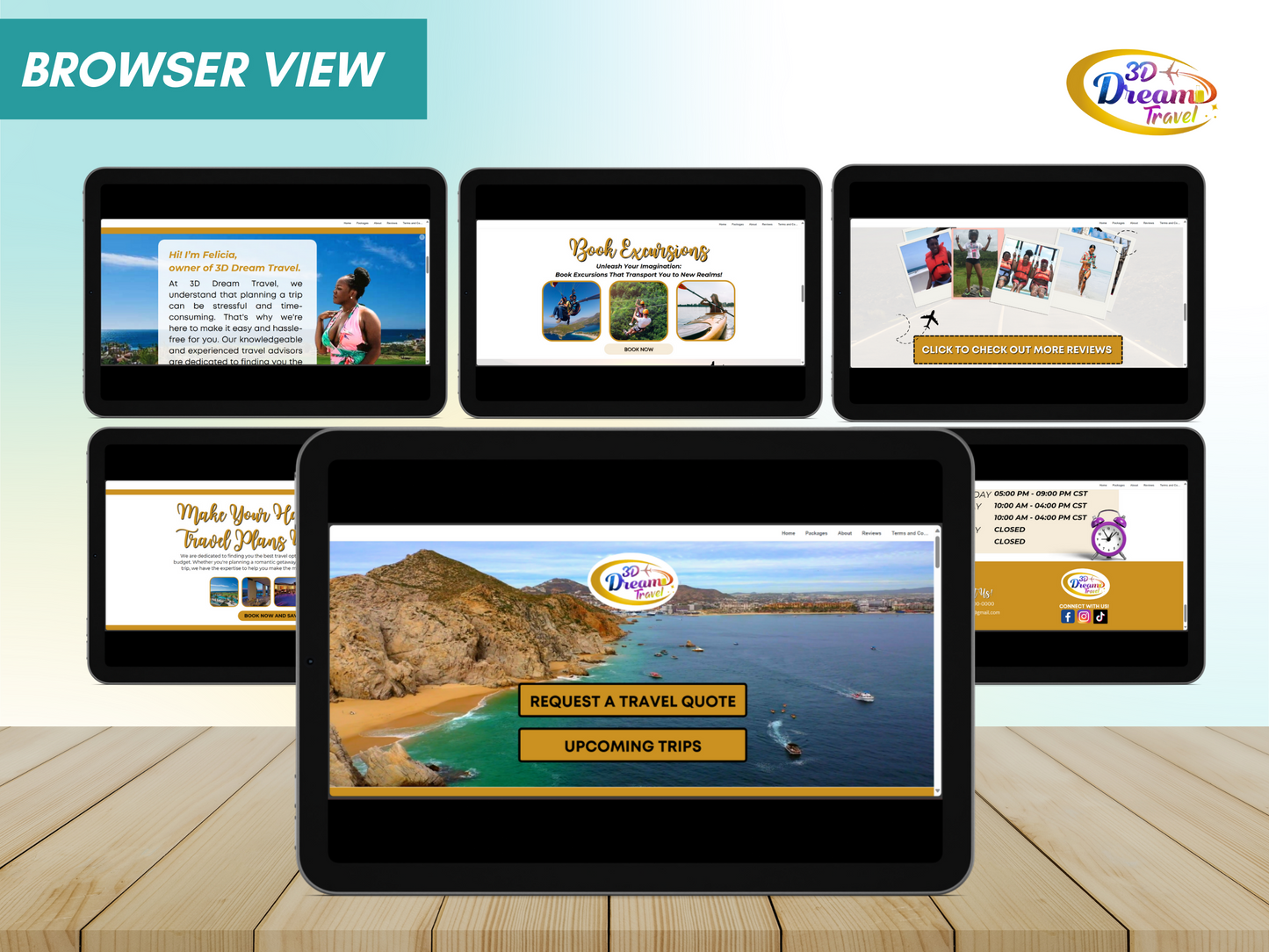 Travel Website Design 7