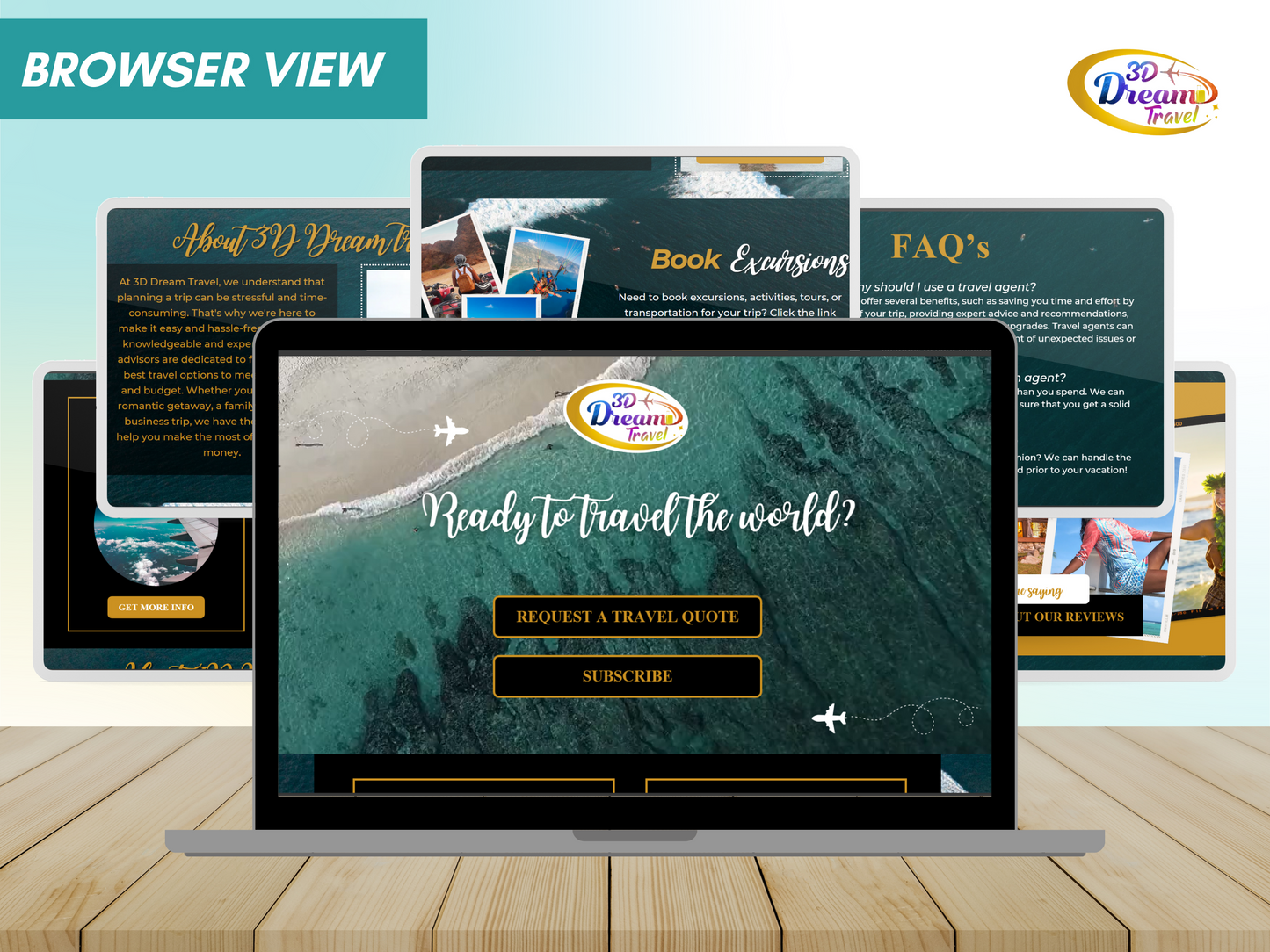 Travel Website Design 10