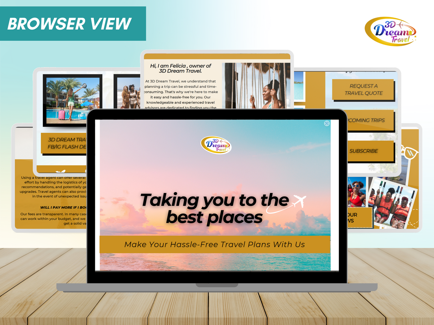 Travel Website Design 8