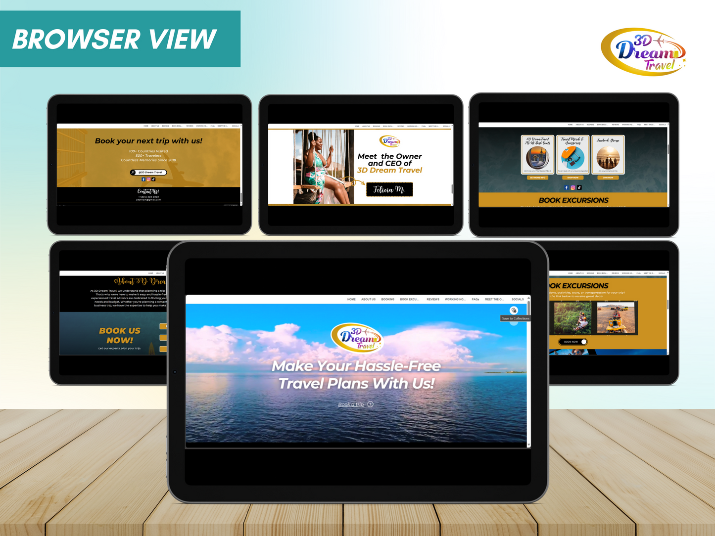Travel Website Design 4