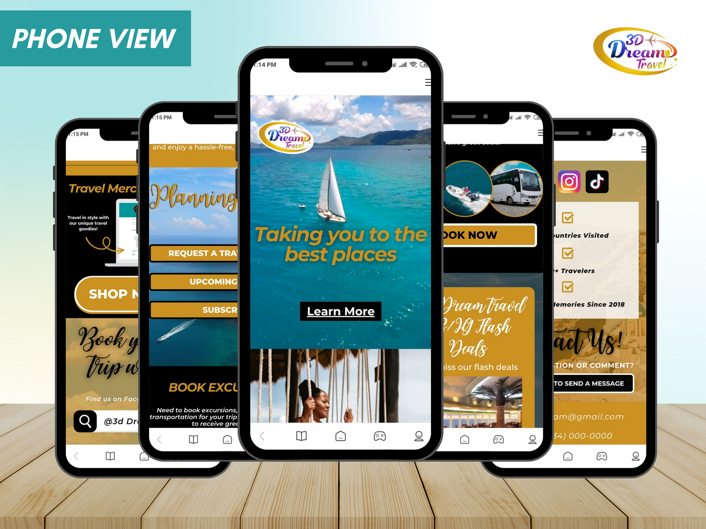 Travel Website Design 3