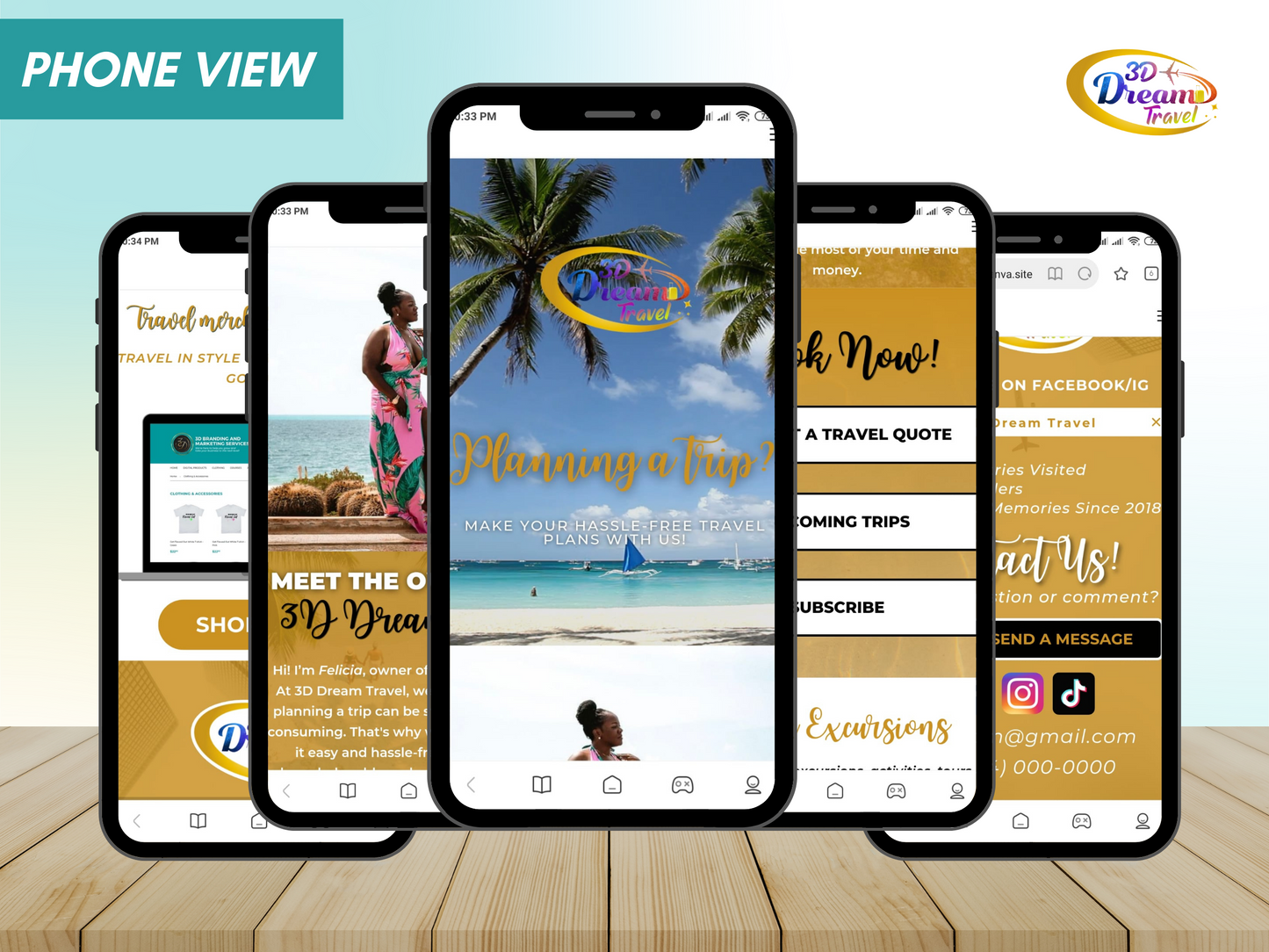 Travel Website Design 2